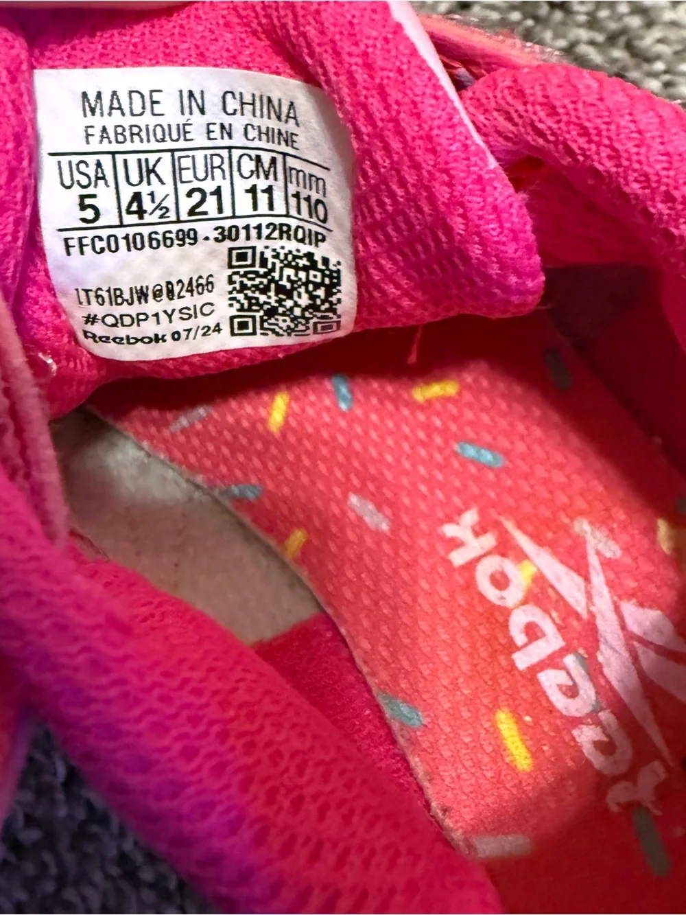 Reebok cute sneakers